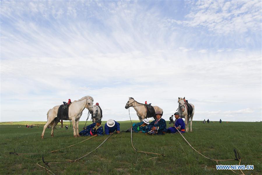 CHINA-INNER MONGOLIA-XILIN GOL-HORSE-SCENERY (CN)