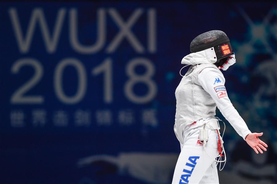 (SP)CHINA-JIANGSU-WUXI-FENCING-WORLD CHAMPIONSHIPS (CN)