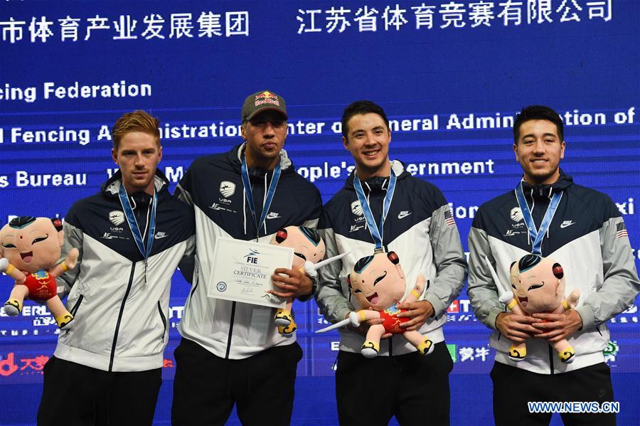 (SP)CHINA-JIANGSU-WUXI-FENCING-WORLD CHAMPIONSHIPS (CN)