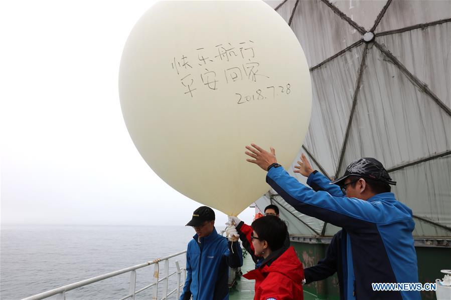 CHINA-ARCTIC EXPEDITION-METEOROLOGICAL OBSERVATION