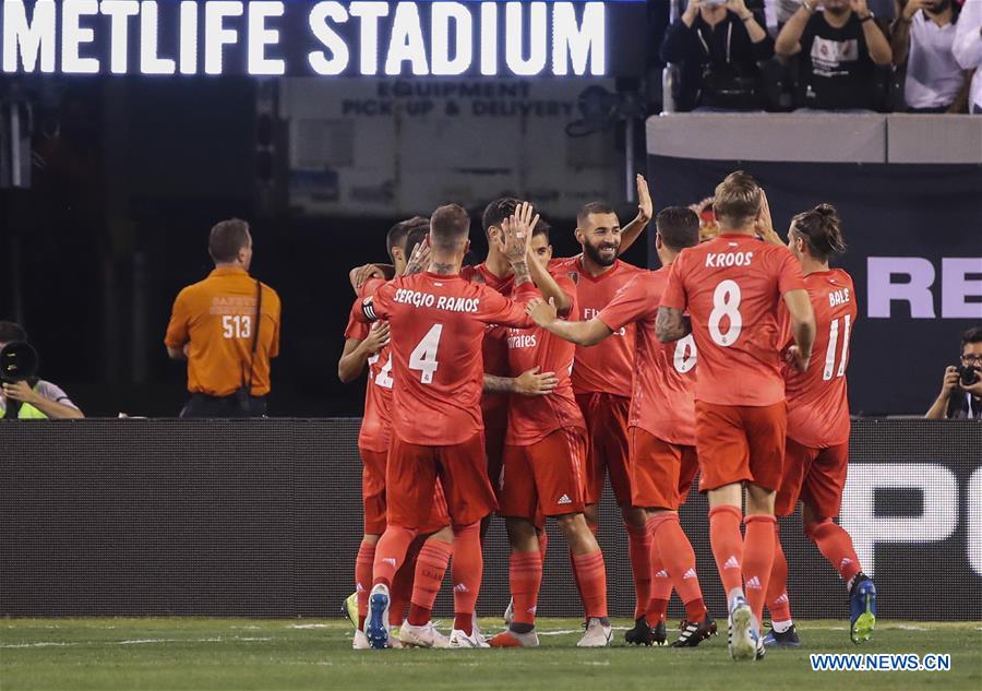 (SP)U.S.-EAST RUTHERFORD-INTERNATIONAL CHAMPIONS CUP-REAL MADRID VS ROMA