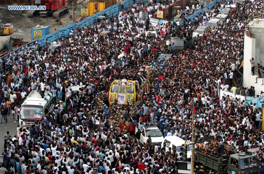 INDIA-CHENNAI-POLITICAL LEADER-KARUNANIDHI-PASSAWAY