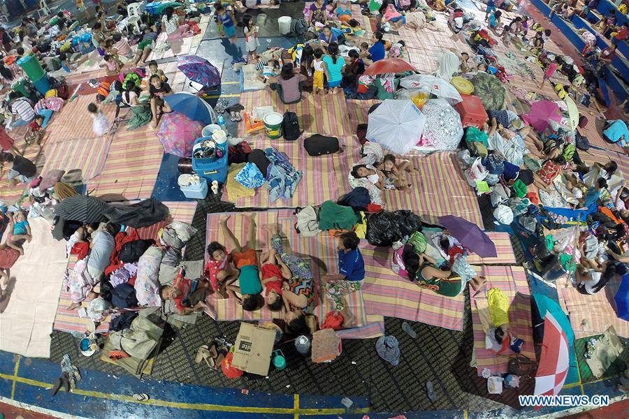 PHILIPPINES-QUEZON CITY-TROPICAL STORM YAGI-EVACUATION CENTER