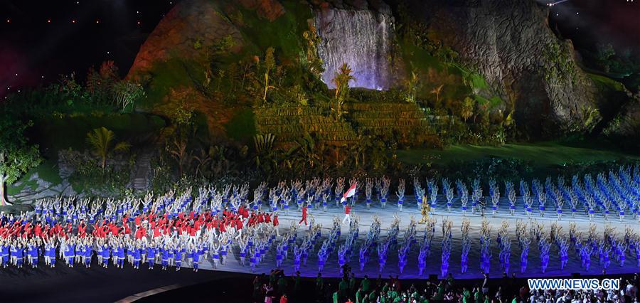 (SP)INDONESIA-JAKARTA-ASIAN GAMES-OPENING CEREMONY