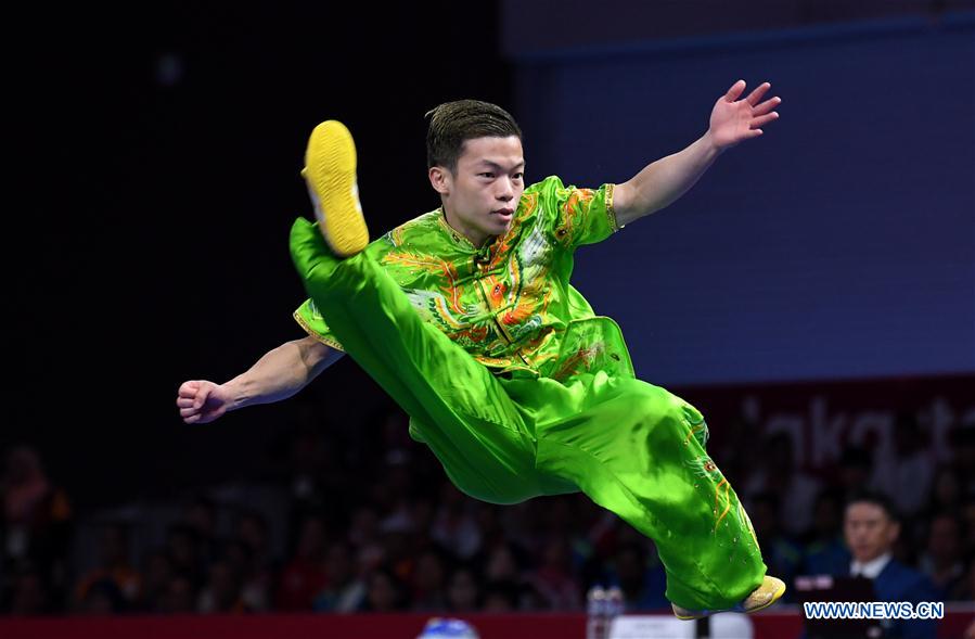 (SP)INDONESIA-JAKARTA-ASIAN GAMES-WUSHU-MEN’S CHANGQUAN