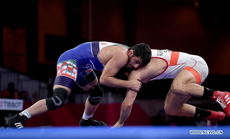 (SP)INDONESIA-JAKARTA-ASIAN GAMES-WRESTLING-MEN'S FREESTYLE 86 KG