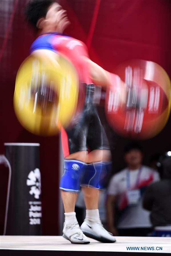 (SP)INDONESIA-JAKARTA-ASIAN GAMES-WEIGHTLIFTING