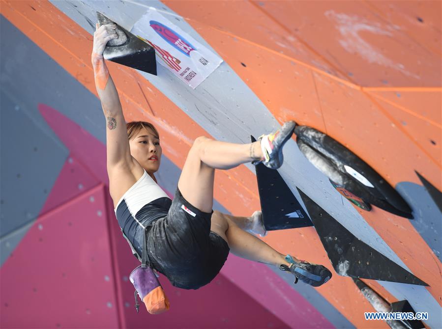 (SP)INDONESIA-PALEMBANG-ASIAN GAMES 2018-SPORT CLIMBING-WOMEN'S COMBINED FINAL