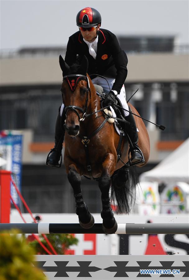 (SP)INDONESIA-PALEMBANG-ASIAN GAMES 2018-EQUESTRIAN-EVENTING INDIVIDUAL