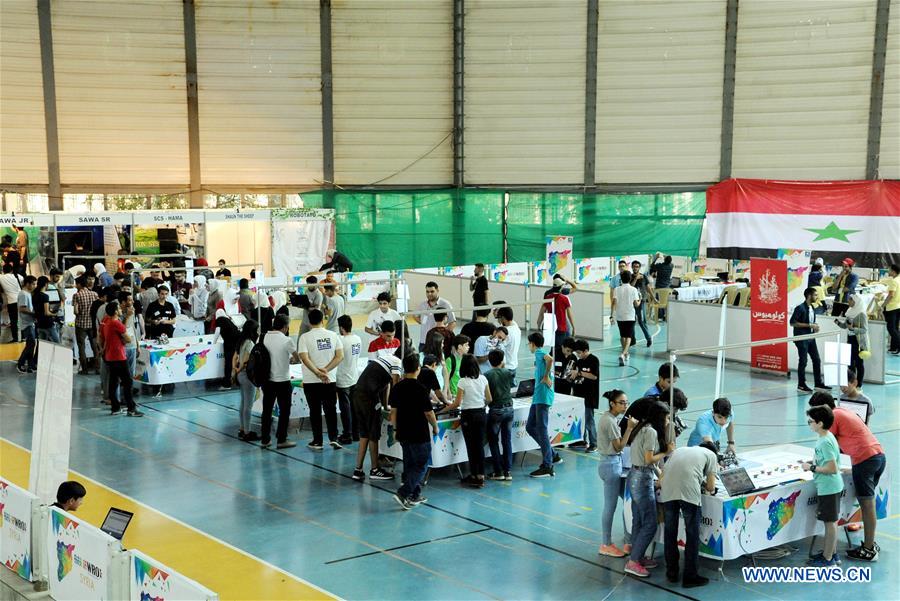 SYRIA-DAMASCUS-ROBOT-OLYMPIAD-QUALIFICATION MATCH