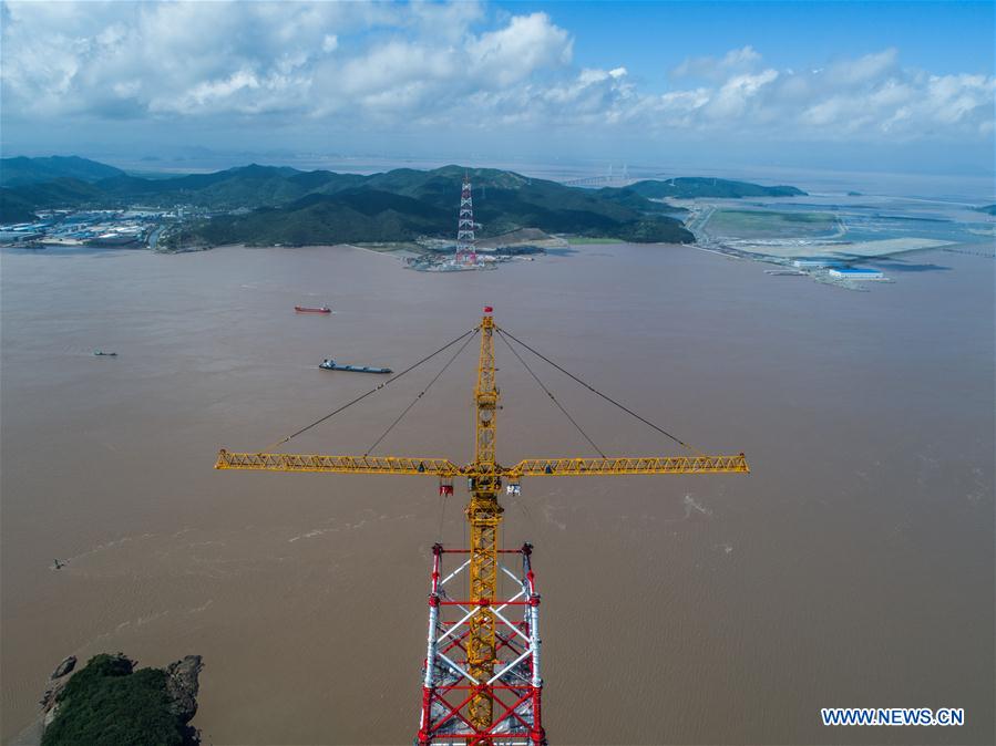 CHINA-ZHEJIANG-WORLD'S HIGHEST POWER PYLON (CN)