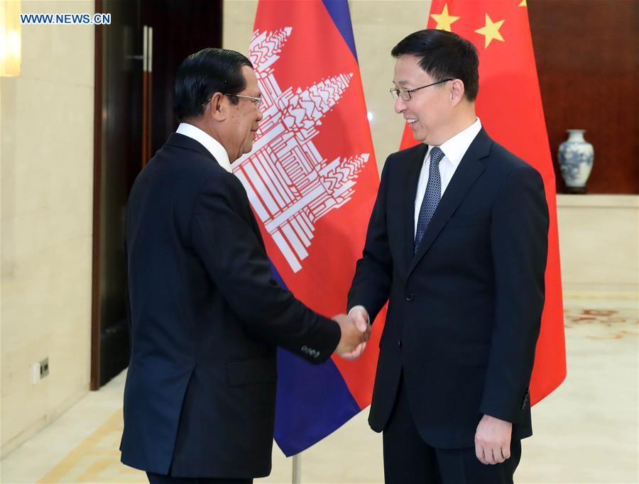 CHINA-GUANGXI-NANNING-HAN ZHENG-CAMBODIA-MEETING (CN)