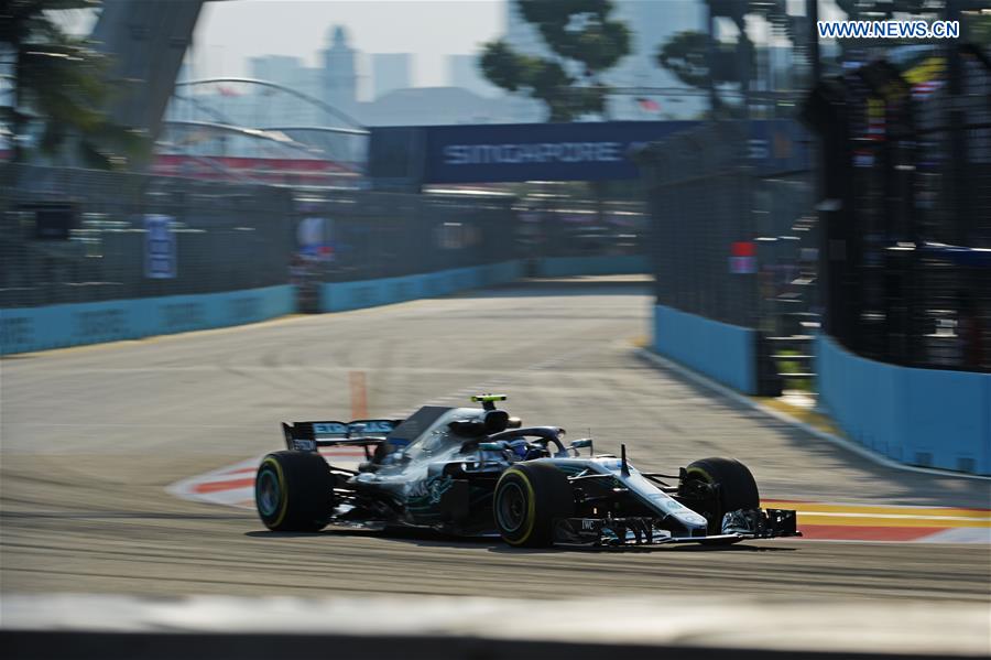 (SP)SINGAPORE-F1-SINGAPORE GRAND PRIX NIGHT RACE-PRACTISE