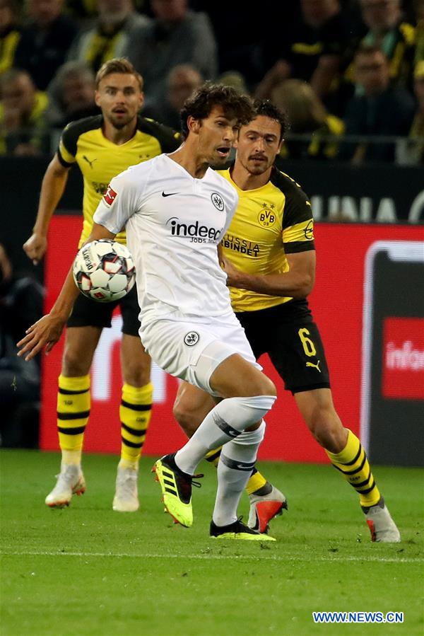 (SP)GERMANY-DORTMUND-BUNDESLIGA-FRANKFURT VS DORTMUND