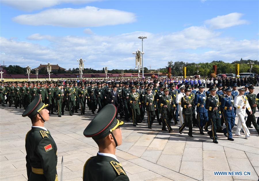 CHINA-BEIJING-MARTYRS' DAY-CEREMONY (CN)