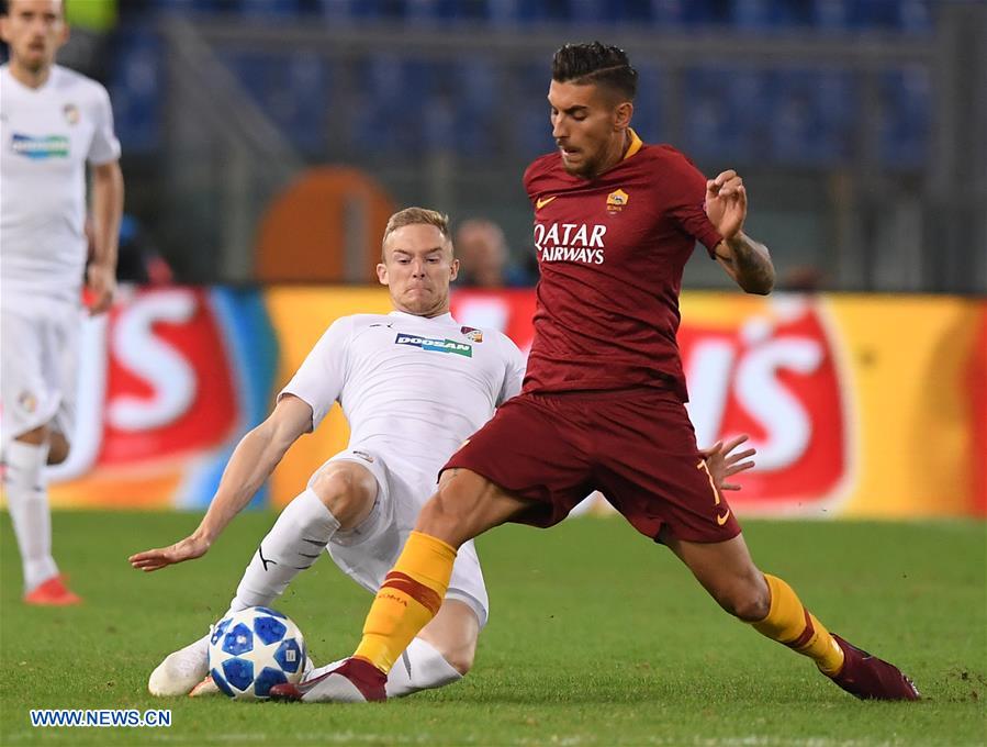 (SP)ITALY-ROME-SOCCER-UEFA CHAMPIONS LEAGUE-ROMA VS VIKTORIA PLZEN