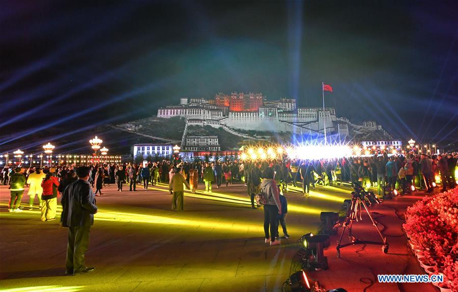 CHINA-LHASA-POTALA PALACE-LIGHT SHOW (CN)