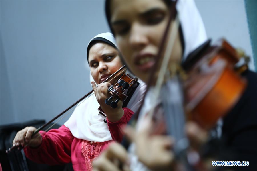 EGYPT-CAIRO-OPERA HOUSE-BLIND FEMALE ORCHESTRA