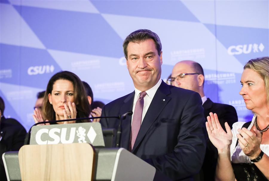 GERMANY-MUNICH-BAVARIA STATE ELECTION-CSU-LOSS