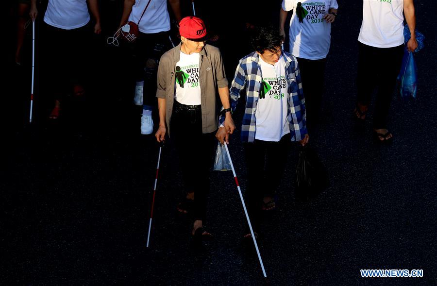 MYANMAR-YANGON-INT'L WHITE CANE SAFETY DAY