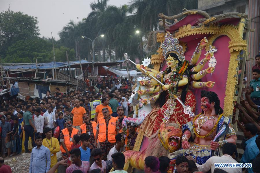 BANGLADESH-DHAKA-HINDU FESTIVAL-DURGA PUJA