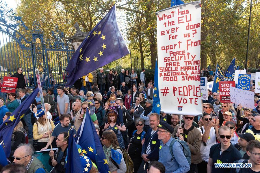 BRITAIN-LONDON-BREXIT VOTE-DEMONSTRATION