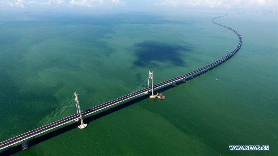 CHINA-HONG KONG-ZHUHAI-MACAO BRIDGE-CONSTRUCTION (CN)