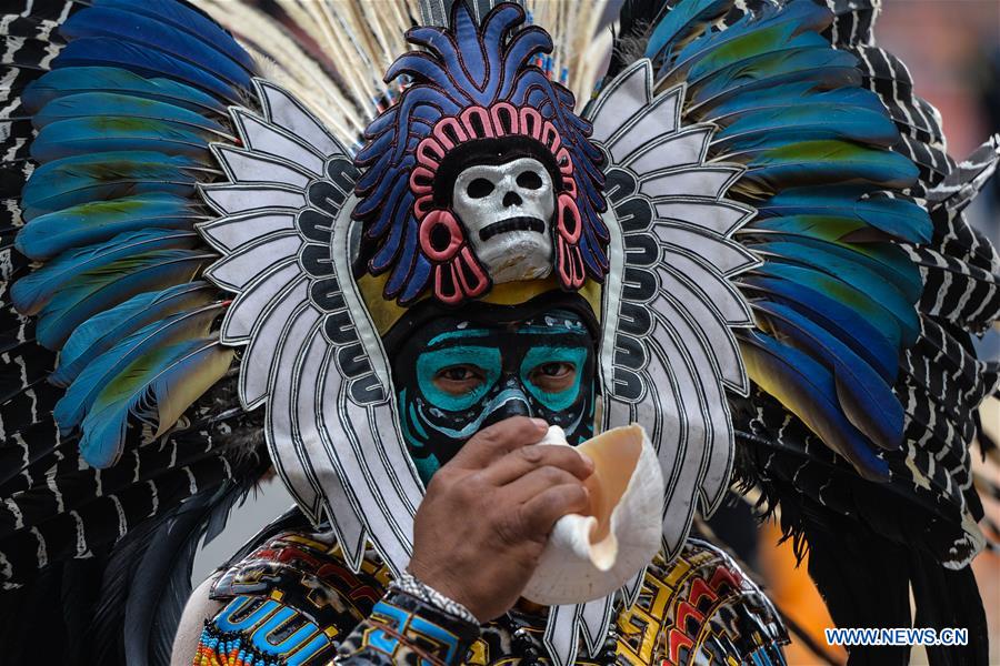 MEXICO-MEXICO CITY-DAY OF THE DEAD-PARADE