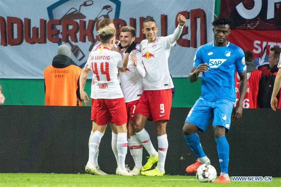 (SP)GERMANY-LEIPZIG-SOCCER-GERMAN CUP-LEIPZIG VS HOFFENHEIM