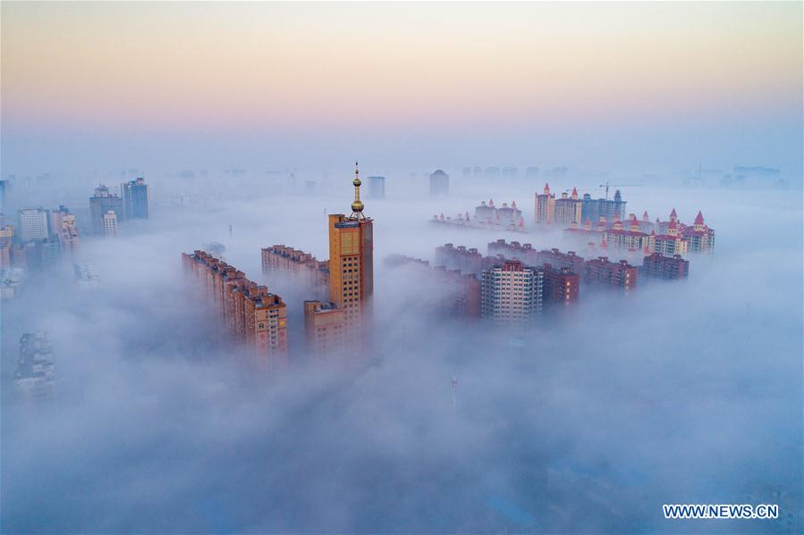 CHINA-SHANXI-YUNCHENG-WEATHER-FOG (CN)