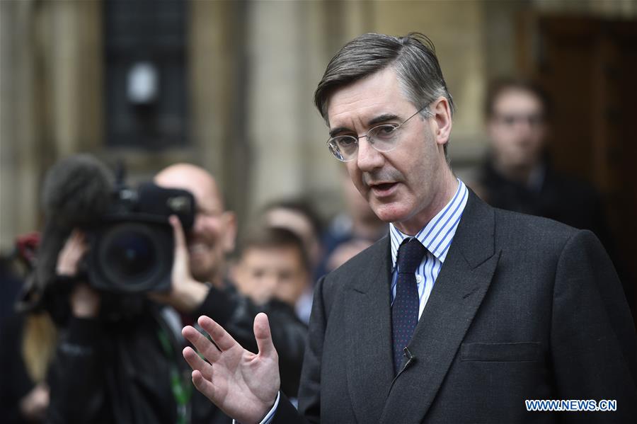 BRITAIN-LONDON-MP-JACOB REES-MOGG-STATEMENT