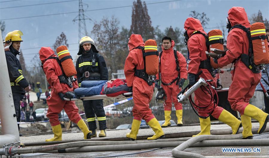 CHINA-SHAANXI-HAZARDOUS CHEMICALS-EXERCISE (CN)