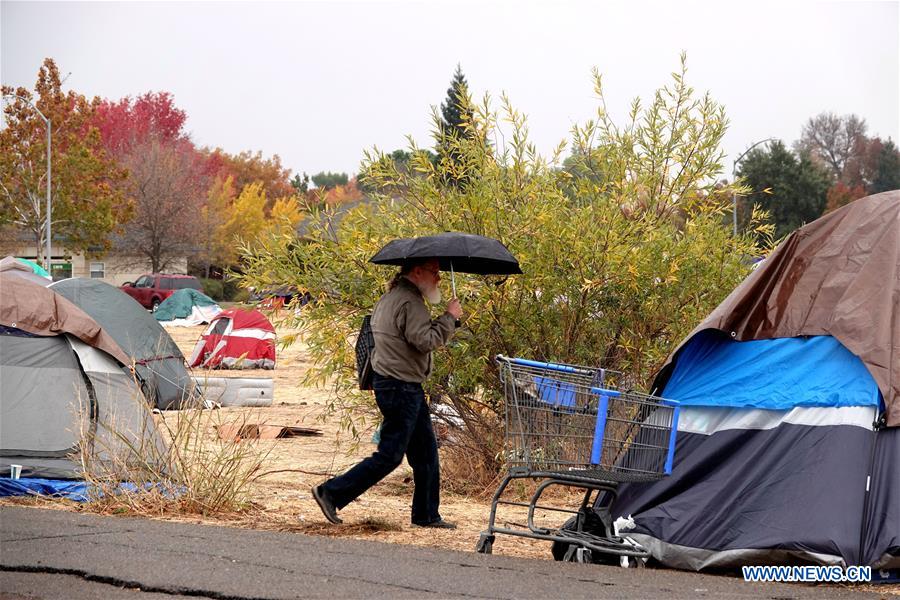 U.S.-CALIFORNIA-BUTTE-WILDFIRE-RAIN