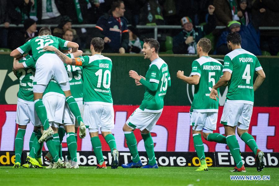 (SP)GERMANY-BREMEN-SOCCER-BUNDESLIGA-BREMEN VS DUESSELDORF