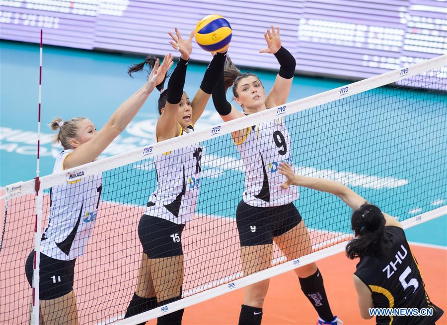 (SP)CHINA-SHAOXING-VOLLEYBALL-FIVB-WOMEN'S CLUB WORLD CHAMPIONSHIP-SEMIFINALS(CN)