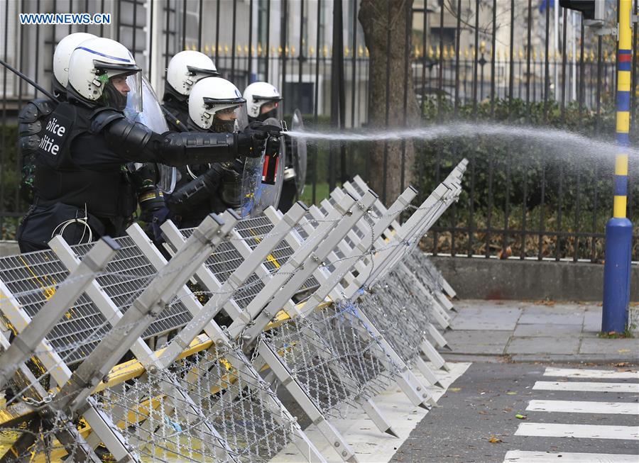 BELGIUM-BRUSSELS-YELLOW VEST-PROTEST