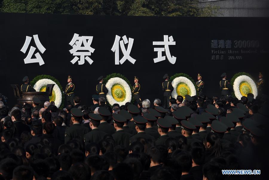 CHINA-NANJING MASSACRE VICTIMS-STATE MEMORIAL CEREMONY(CN)