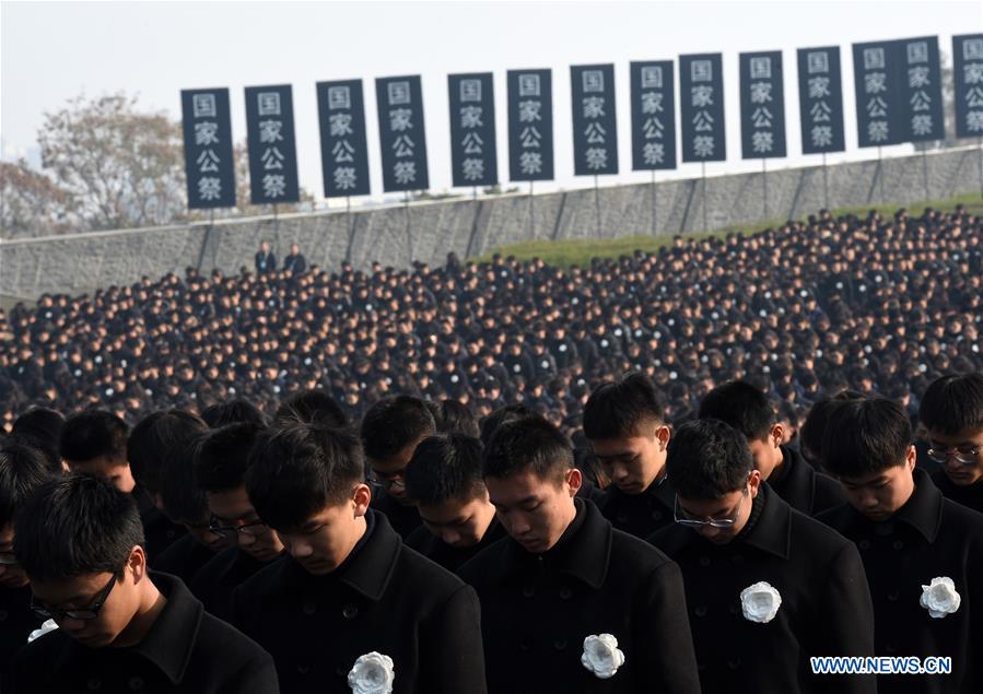 CHINA-NANJING MASSACRE VICTIMS-STATE MEMORIAL CEREMONY(CN)