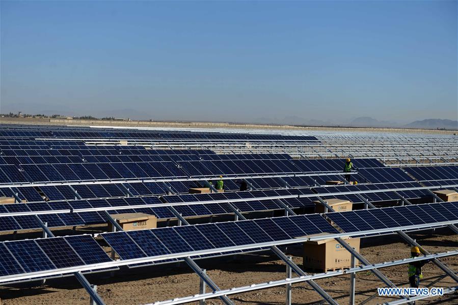 AFGHANISTAN-KANDAHAR-SOLAR POWER PLANT-CONSTRUCTION