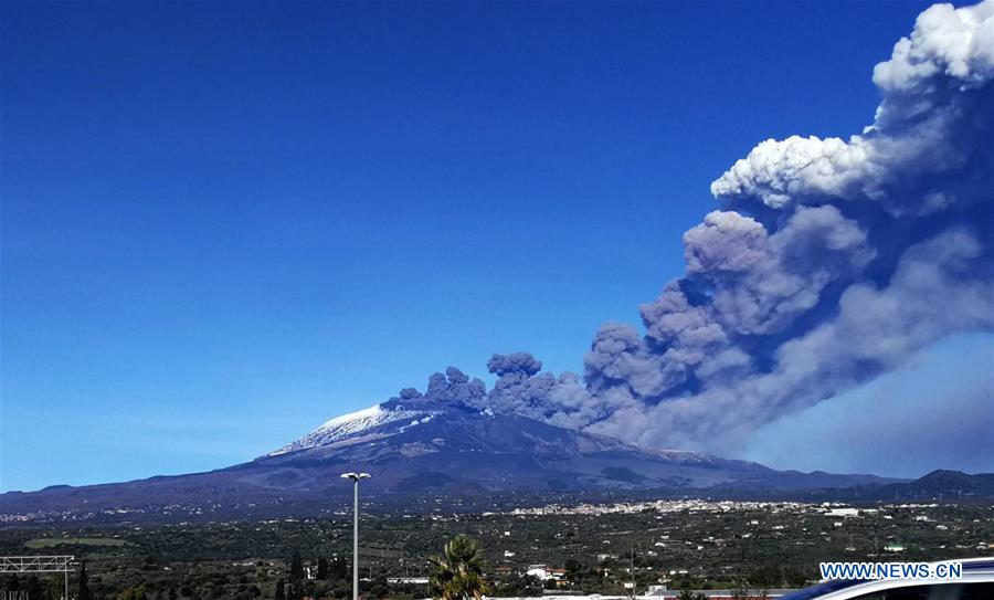 ITALY-SICILY-MOUNT ETNA-ERUPTION