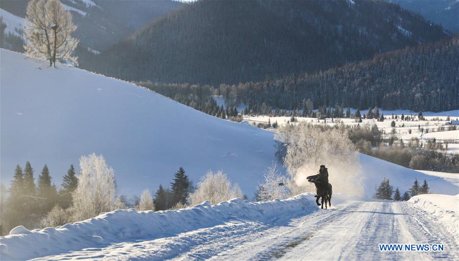 CHINA-XINJIANG-KANAS-WINTER VIEW (CN)