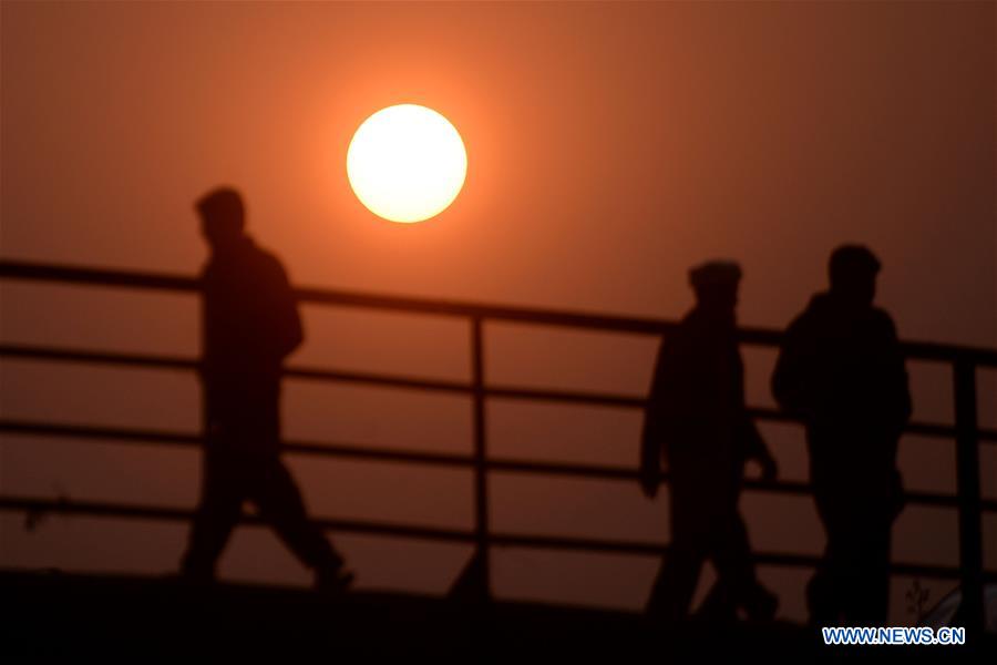 PAKISTAN-PESHAWAR-LAST SUNSET OF 2018