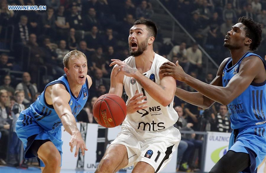 (SP)SERBIA-BELGRADE-BASKETBALL-EUROCUP-PARTIZAN VS ALBA