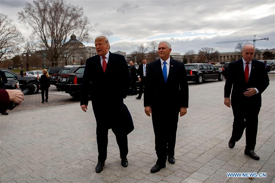 U.S.-WASHINGTON D.C.-TRUMP-SENATE REPUBLICAN POLICY LUNCH