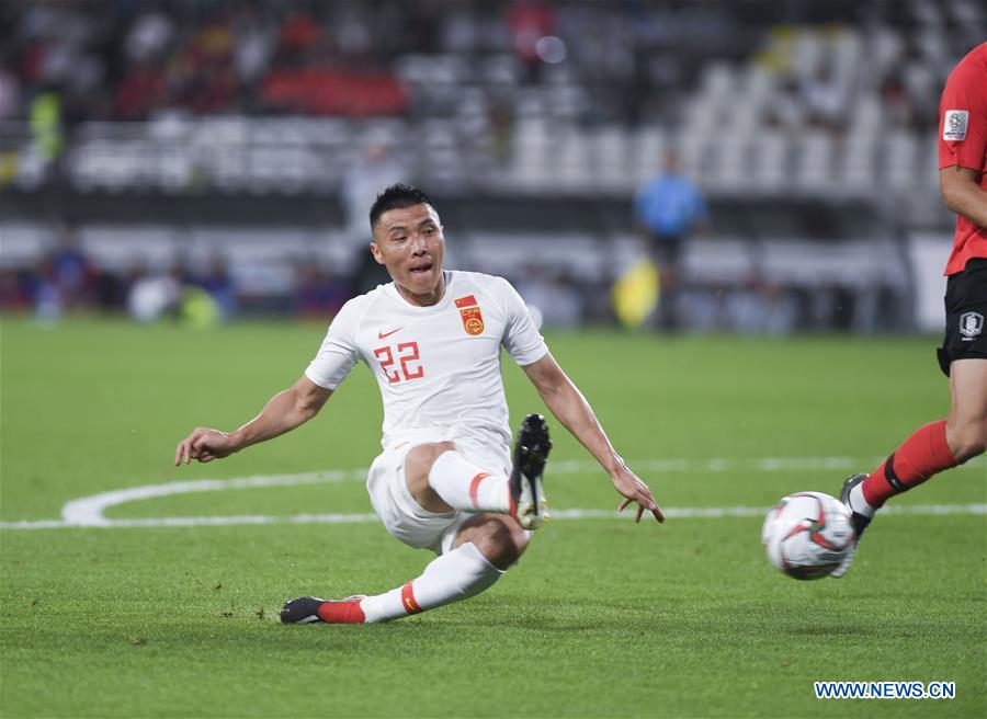 (SP)UAE-ABU DHABI-FOOTBALL-ASIAN CUP-CHN VS KOR