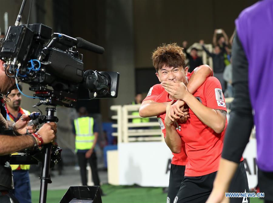 (SP)UAE-ABU DHABI-FOOTBALL-ASIAN CUP-CHN VS KOR