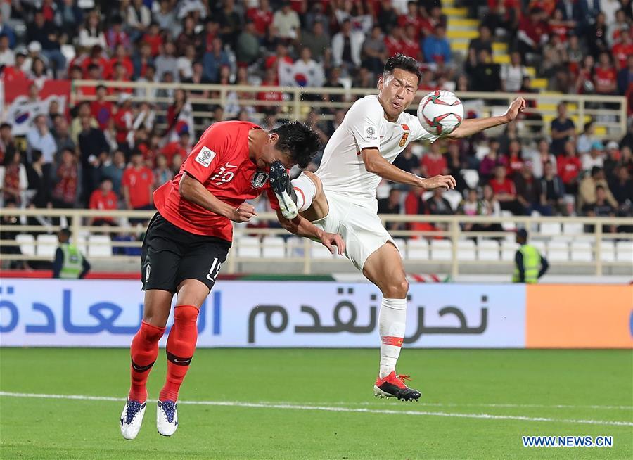 (SP)UAE-ABU DHABI-FOOTBALL-ASIAN CUP-CHN VS KOR