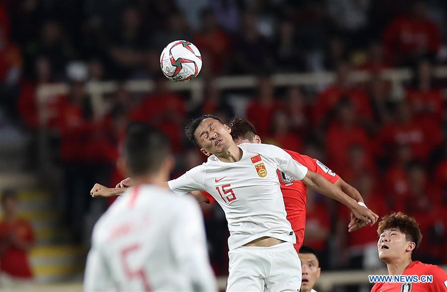 (SP)UAE-ABU DHABI-FOOTBALL-ASIAN CUP-CHN VS KOR