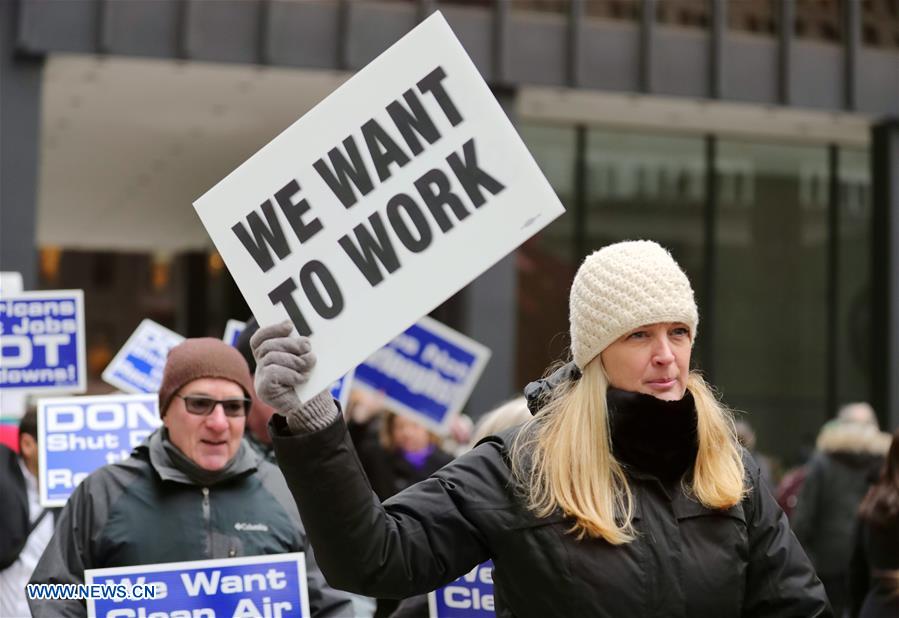 U.S.-CHICAGO-PARTIAL GOVERNMENT SHUTDOWN-PROTEST