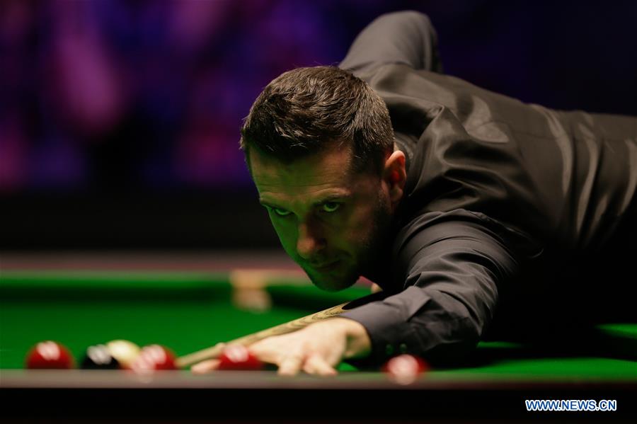 (SP) BRITAIN-LONDON-SNOOKER-MASTERS 2019-TRUMP VS SELBY